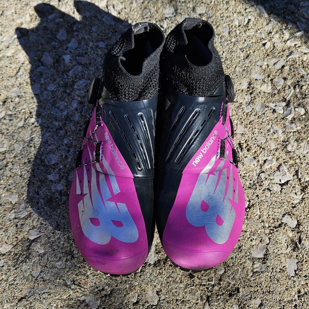 New Balance Black and Pink Athletic Shoes
